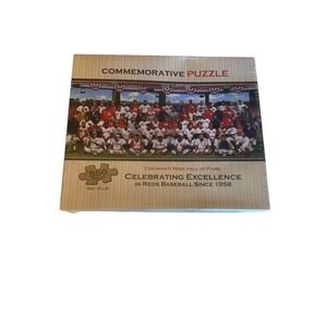 Cincinnati Reds Commemorative Puzzle CelebratiReds Baseball Since 1958 550 Piece